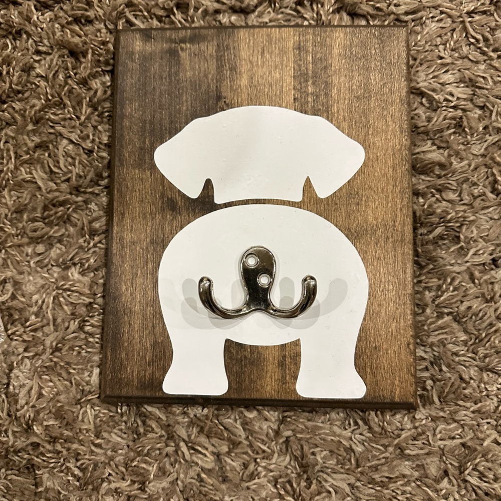 New Adorable Dog Butt Leash Hook